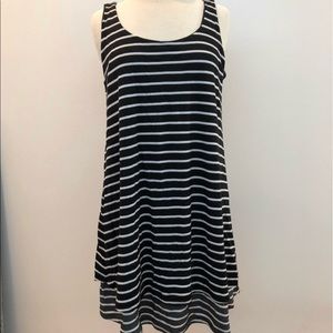Anthropologie Striped Mini Dress